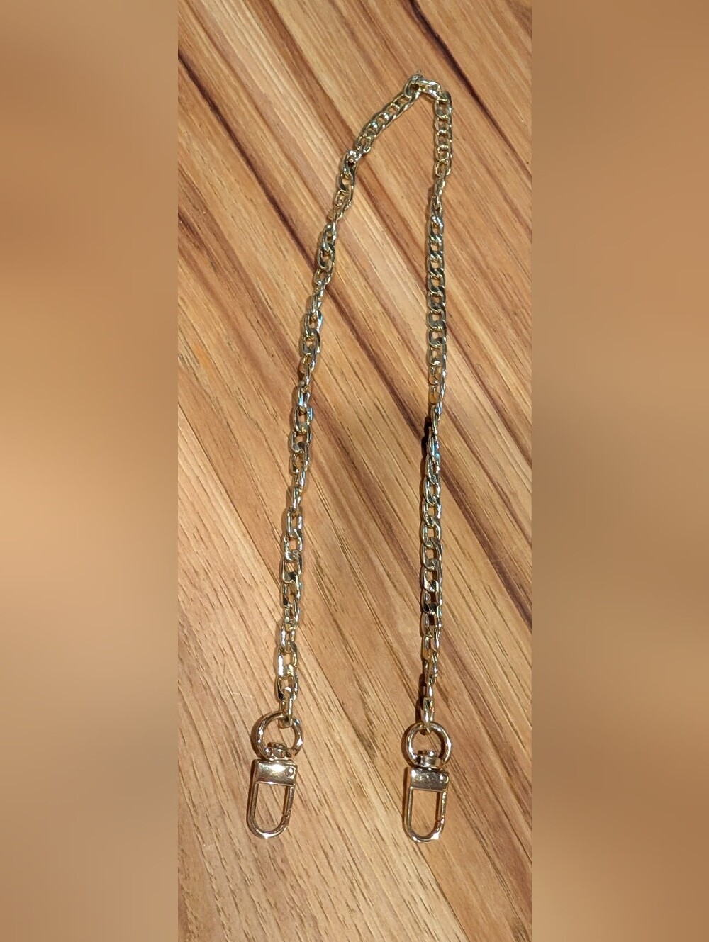 Gold Chain Purse Strap- Women's Accessory